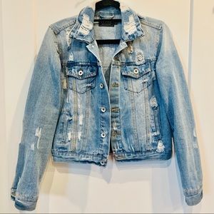 Destroyed Jeans Jacket